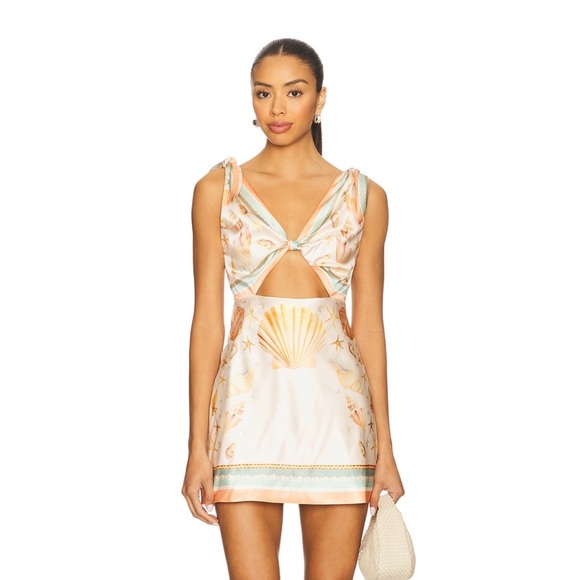 NWT Retrofête ($598) Icelyn silk Dress Shell Foulard - size small - Picture 3 of 14